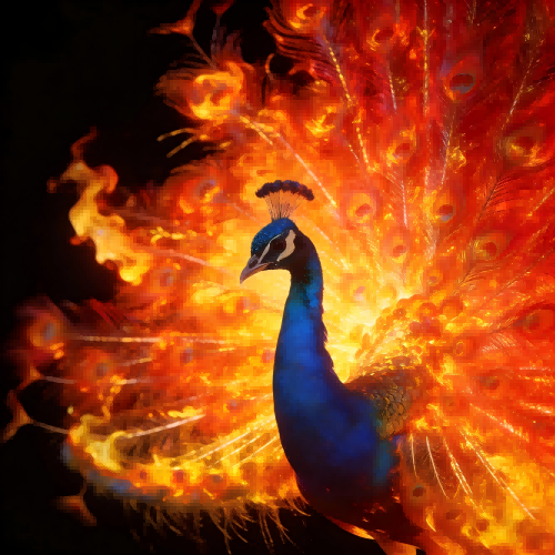 热力孔雀